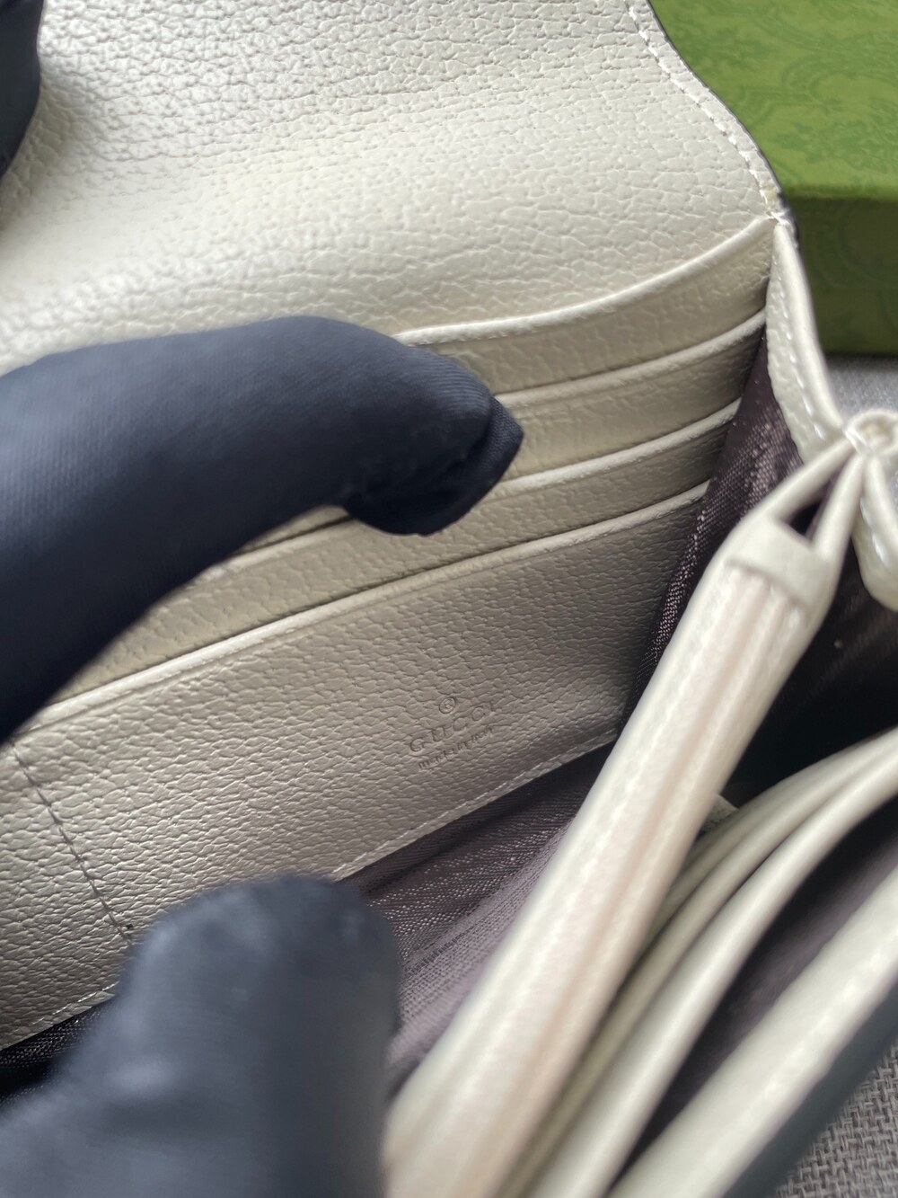 Gucci Ophidia GG Canvas Long Flap Wallet - Picture 7 of 9